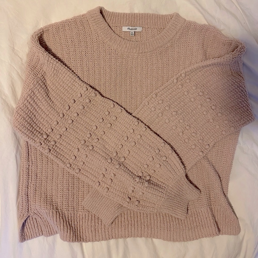 Madewell Bobble Pullover Sweater